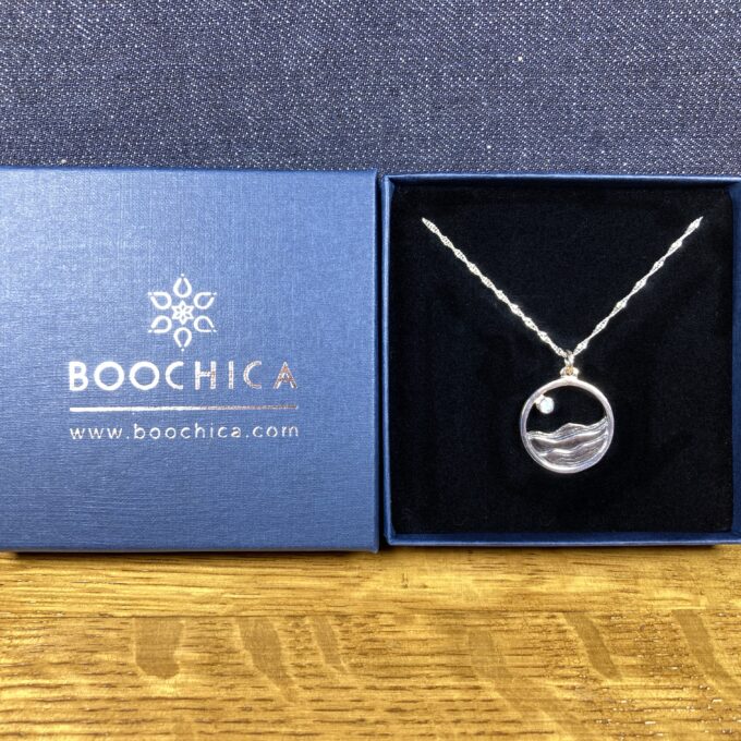 Moonstone and Ocean Necklace